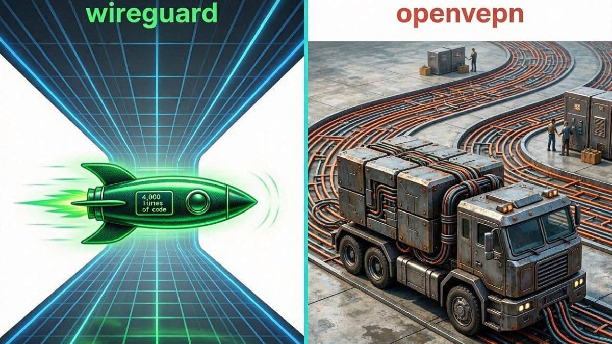 تفاوت سرعت و امنیت پروتکل وایرگارد با OpenVPN در اندروید