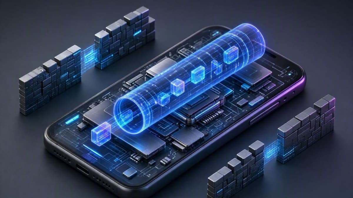 نمودار کالبدشکافی لایه امنیتی VpnService و رمزمانی داده‌ها در فیلتر شکن Bist VPN اندروید