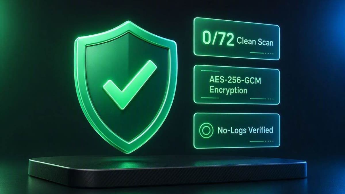 گزارش اسکن امنیتی VirusTotal و آنالیز بدون بدافزار بودن فایل APK برنامه Outline Client با نتیجه 0/72