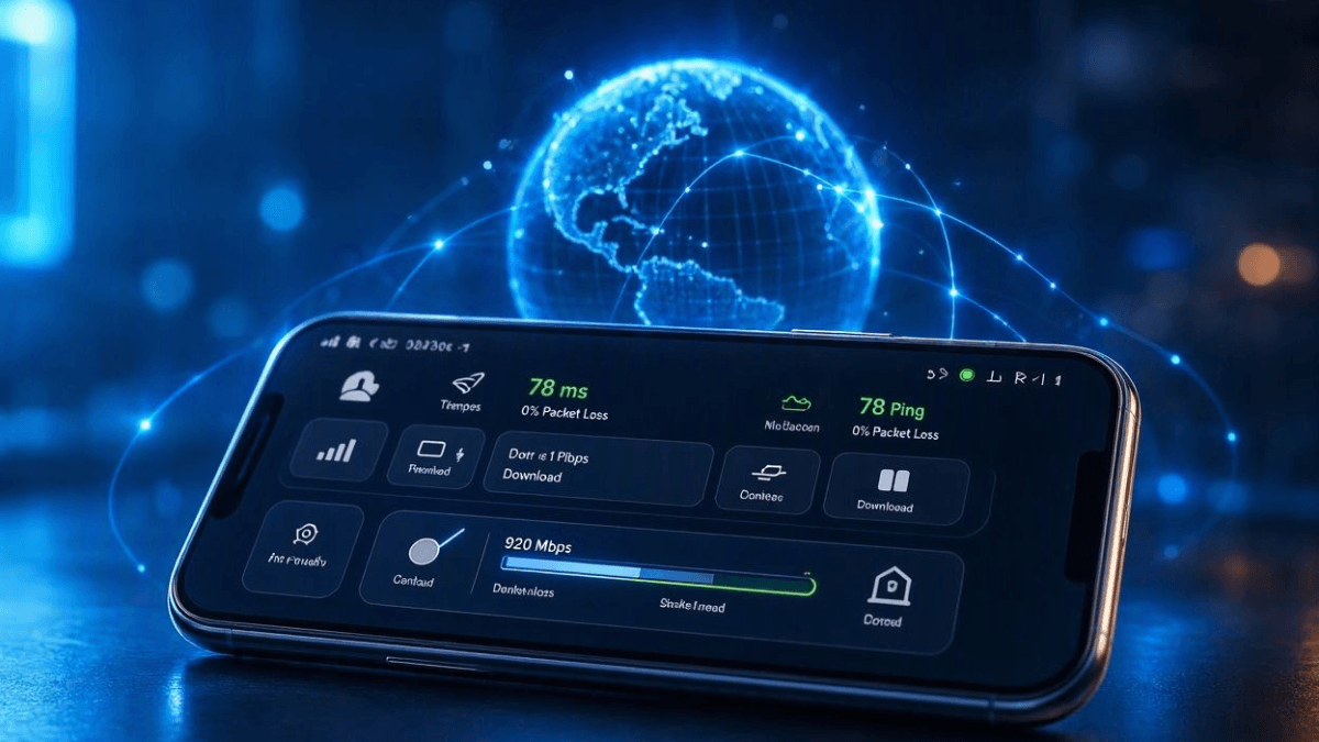 تست بنچمارک پینگ و سرعت فیلتر شکن PrimeLink VPN روی شبکه‌های همراه اول و ایرانسل
